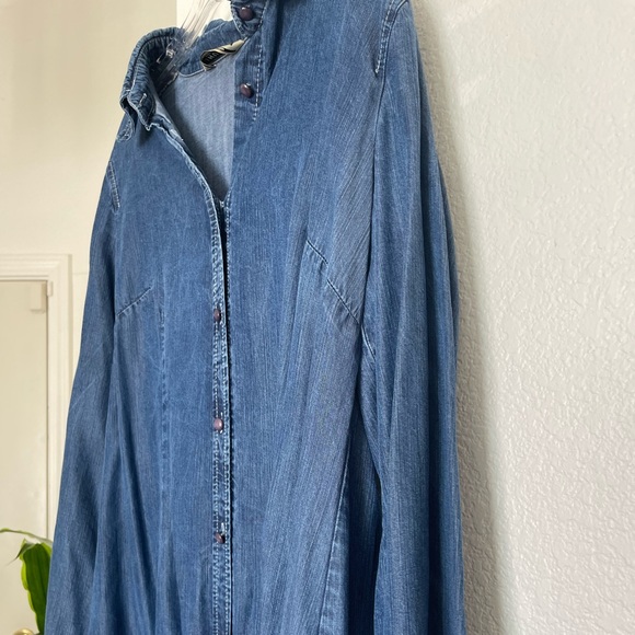 Shukr Denim Islamic Abaya - Picture 2 of 4